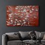 Autres décorations murales - Abstract Flowers V5 | Glass Wall Art - ARTDESIGNA