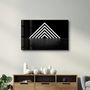 Autres décorations murales - Mystic Triangle Gate | Glass Wall Art - ARTDESIGNA
