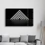 Autres décorations murales - Mystic Triangle Gate | Glass Wall Art - ARTDESIGNA