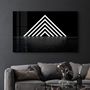 Autres décorations murales - Mystic Triangle Gate | Glass Wall Art - ARTDESIGNA
