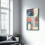 Autres décorations murales - Abstract Shapes V3 1 | Glass Wall Art - ARTDESIGNA