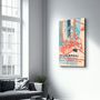 Autres décorations murales - Abstract Shapes V4 1 | Glass Wall Art - ARTDESIGNA