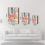 Autres décorations murales - Abstract Shapes V4 1 | Glass Wall Art - ARTDESIGNA