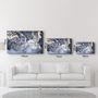 Other wall decoration - Marble Wave Pattern | Glass Wall Art - ARTDESIGNA