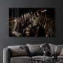 Other wall decoration - Zebra Family | Glass Wall Art - ARTDESIGNA