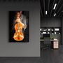 Autres décorations murales - Violin | Glass Wall Art - ARTDESIGNA