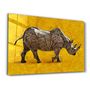 Other wall decoration - Abstract Rhino | Glass Wall Art - ARTDESIGNA