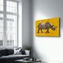 Other wall decoration - Abstract Rhino | Glass Wall Art - ARTDESIGNA