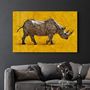 Other wall decoration - Abstract Rhino | Glass Wall Art - ARTDESIGNA