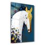 Autres décorations murales - Abstract Puzzle Horse | Glass Wall Art - ARTDESIGNA