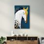 Autres décorations murales - Abstract Puzzle Horse | Glass Wall Art - ARTDESIGNA