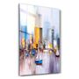 Autres décorations murales - Abstract Boats and Buildings | Glass Wall Art - ARTDESIGNA
