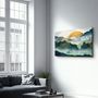 Autres décorations murales - Abstract Birds and Sunset | Glass Wall Art - ARTDESIGNA