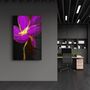 Other wall decoration - Purple Flower 2 | Glass Wall Art - ARTDESIGNA