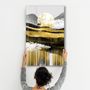 Autres décorations murales - Abstract Deer & Birds | Glass Wall Art - ARTDESIGNA