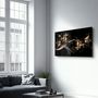 Other wall decoration - Abstract Flowers 4 | Glass Wall Art - ARTDESIGNA