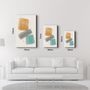 Other wall decoration - Abstract Shapes V13 | Glass Wall Art - ARTDESIGNA