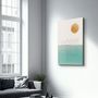 Other wall decoration - Abstract Shapes V14 | Glass Wall Art - ARTDESIGNA