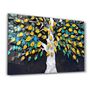 Autres décorations murales - Abstract Leaves 5 | Glass Wall Art - ARTDESIGNA