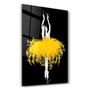 Autres décorations murales - Abstract Ballerina 2 | Glass Wall Art - ARTDESIGNA