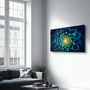 Autres décorations murales - Sun Inside the Flower | Glass Wall Art - ARTDESIGNA