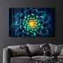 Autres décorations murales - Sun Inside the Flower | Glass Wall Art - ARTDESIGNA