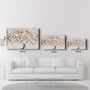 Other wall decoration - Abstract Flower Pattern | Glass Wall Art - ARTDESIGNA