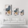 Other wall decoration - Abstract Shapes V11 | Glass Wall Art - ARTDESIGNA