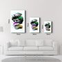 Autres décorations murales - Abstract Colorful Face 2 | Glass Wall Art - ARTDESIGNA