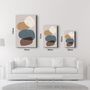 Autres décorations murales - Abstract Shapes V12 | Glass Wall Art - ARTDESIGNA