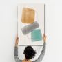 Other wall decoration - Abstract Shapes V13 | Glass Wall Art - ARTDESIGNA