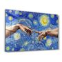 Autres décorations murales - Abstract Van Gogh | Glass Wall Art - ARTDESIGNA
