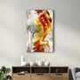 Autres décorations murales - Deer & Birds V4 | Glass Wall Art - ARTDESIGNA
