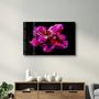 Other wall decoration - Purple Flower 3 | Glass Wall Art - ARTDESIGNA