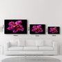 Other wall decoration - Purple Flower 3 | Glass Wall Art - ARTDESIGNA