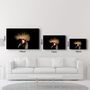 Other wall decoration - Crowned Crane | Glass Wall Art - ARTDESIGNA