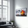 Autres décorations murales - Abstract Colorful Boat | Glass Wall Art - ARTDESIGNA