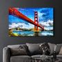 Autres décorations murales - Abstract Colorful Bridge | Glass Wall Art - ARTDESIGNA
