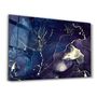 Other wall decoration - Dark Blue Wave Pattern V2 | Glass Wall Art - ARTDESIGNA