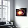 Other wall decoration - Abstract Space Portrait | Glass Wall Art - ARTDESIGNA