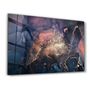 Autres décorations murales - Orange and Blue Wave Pattern | Glass Wall Art - ARTDESIGNA