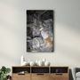 Autres décorations murales - Wave Pattern | Glass Wall Art - ARTDESIGNA