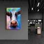 Autres décorations murales - Cow Smiling | Glass Wall Art - ARTDESIGNA