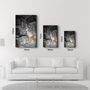 Autres décorations murales - Wave Pattern | Glass Wall Art - ARTDESIGNA