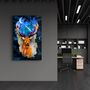 Other wall decoration - Deer & Moon | Glass Wall Art - ARTDESIGNA