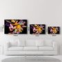 Autres décorations murales - Abstract Colorful Woman Portrait V1 | Glass Wall Art - ARTDESIGNA