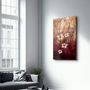 Autres décorations murales - Yellow Flowers | Glass Wall Art - ARTDESIGNA