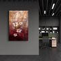 Autres décorations murales - Yellow Flowers | Glass Wall Art - ARTDESIGNA