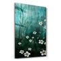 Autres décorations murales - Yellow Flowers V2 | Glass Wall Art - ARTDESIGNA