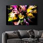 Autres décorations murales - Abstract Colorful Woman Portrait V2 1 | Glass Wall Art - ARTDESIGNA